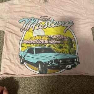 Ford Logo Light Pink Tee